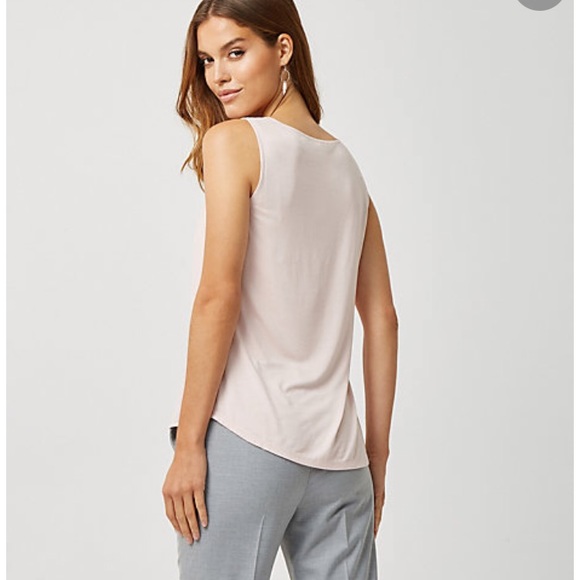 Plum Pearl Embellished Scoop Neck Tank - Picture 3 of 5